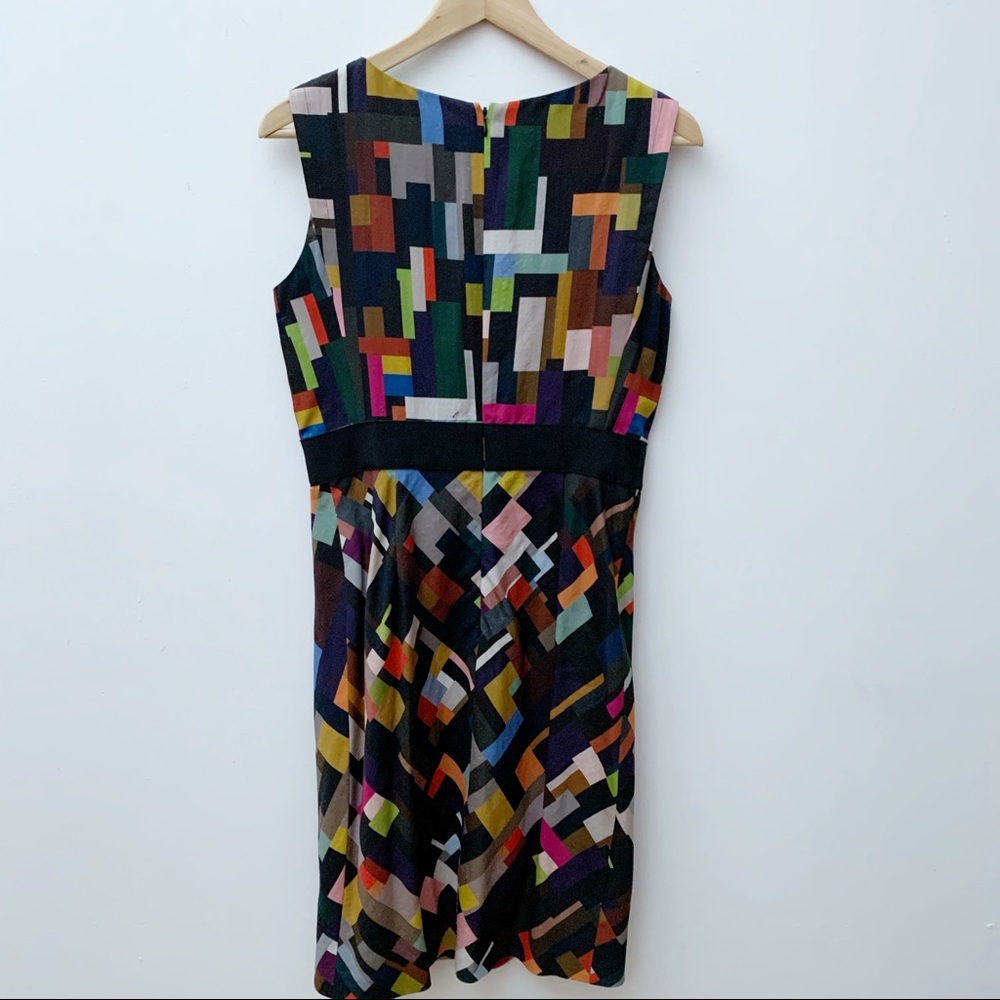 Paule Ka Abstract Geometric Print Dress - image 1